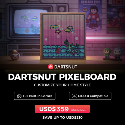 Pixelboard: 128x128 LED Display Frame with Multiple Built-in Games