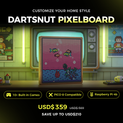 Pixelboard: 128x128 LED Display Frame with Multiple Built-in Games