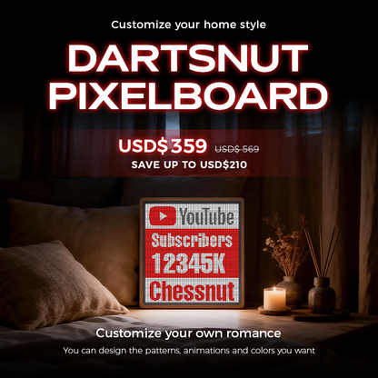 Pixelboard: 128x128 LED Display Frame with Multiple Built-in Games