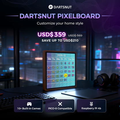 Pixelboard: 128x128 LED Display Frame with Multiple Built-in Games