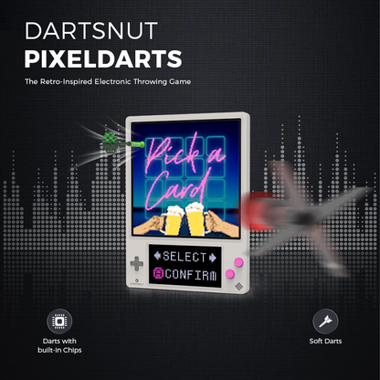 Pixeldarts Retro Electronic Throwing Game - with Pixel Display & Smart Scoring